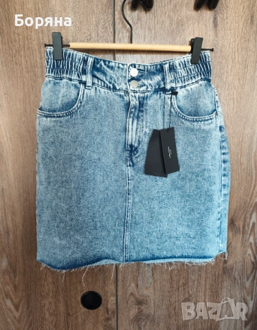 Vero Moda нова къса пола от деним, снимка 3 - Поли - 54333943
