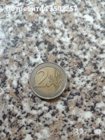 Рядка монета 2невро, снимка 2 - Нумизматика и бонистика - 53119963