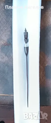 Дървен от абанос нож за отваряне на писма. , снимка 3 - Антикварни и старинни предмети - 50337325