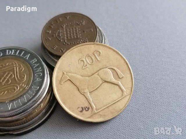Монета - Ирландия - 20 пенса | 1988г.
