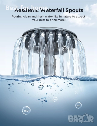 FEELNEEDY Голям автоматичен фонтан за  домашни любимци 7 л., снимка 6 - За кучета - 51807932