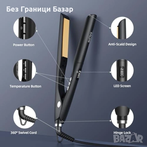 Нова Dekuri преса за коса 2 в 1, 20 млн йона, 30 сек, титаниеви плочи, снимка 7 - Маши за коса - 53279852