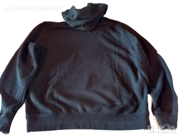 Използван в отлично състояние суичър с качулка Karl Lagerfeld L , снимка 2 - Суичъри - 51825438