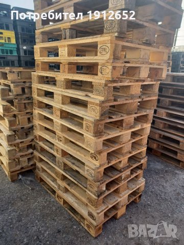 Купува и продава европалети и скари с размери 80/120см.здрави - бели,тъмен и междинни., снимка 2 - Друго търговско оборудване - 27761381