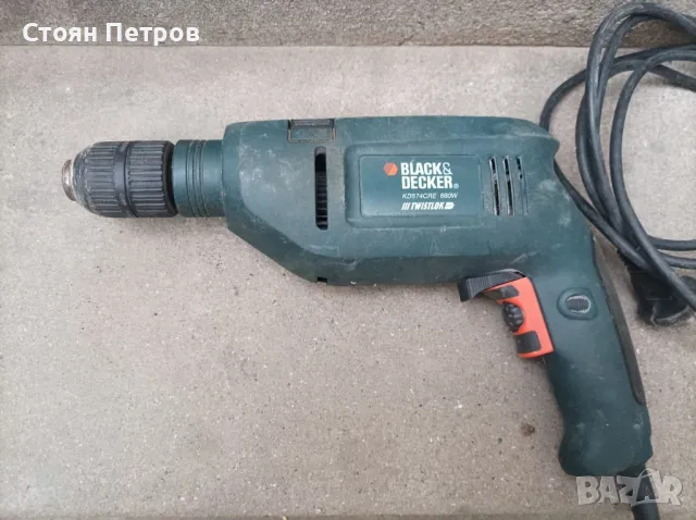Дрелка ,бормашина Black & Decker, снимка 3 - Бормашини - 48253132