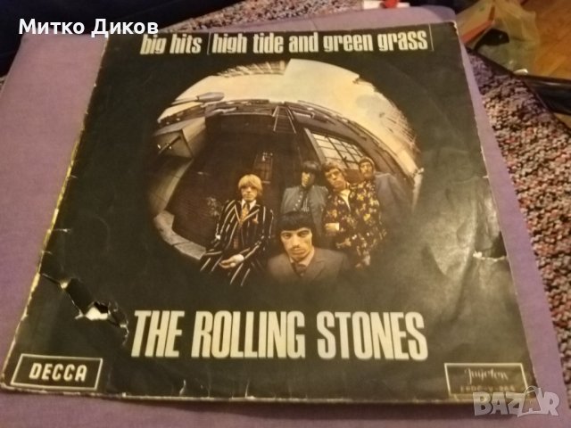 The rolling stones big hits (high tide and green grass) Decca грамофонна плоча голяма -1966г., снимка 2 - Грамофонни плочи - 42691807
