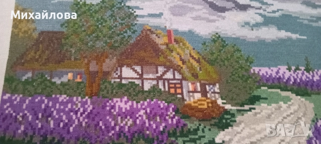 Гоблен "Перуники/ Лавандули/ Сребърна нощ" от Вилер , снимка 4 - Гоблени - 52874090