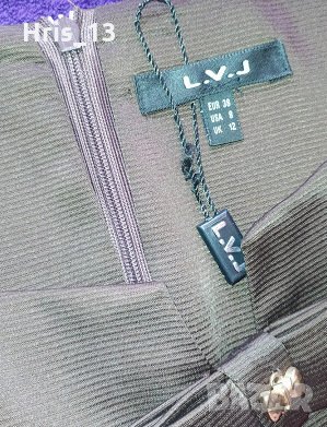 Елегентна кафява рокля, снимка 6 - Рокли - 30381791