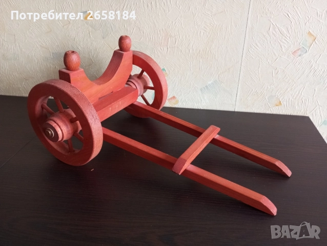 Поставка за бутилки, дърво, дълж.30см