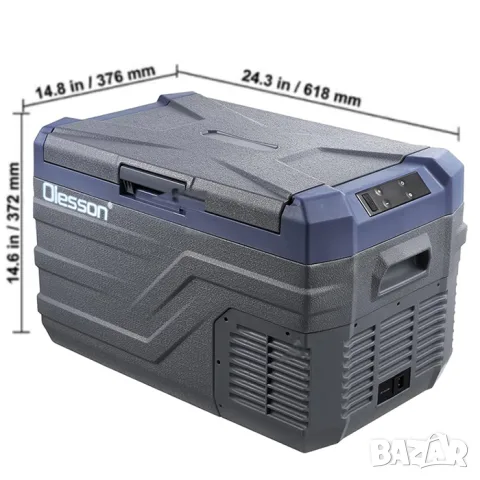 Компресорна хладилна кутия Olesson 27 литра 12V/24V/220V с Bluetooth, снимка 3 - Аксесоари и консумативи - 55862413