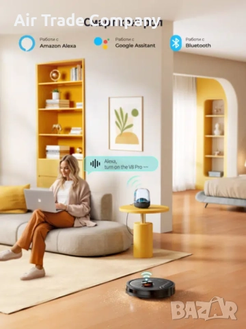 Прахосмукачка робот Honiture V8 Pro, снимка 7 - Прахосмукачки - 51758939