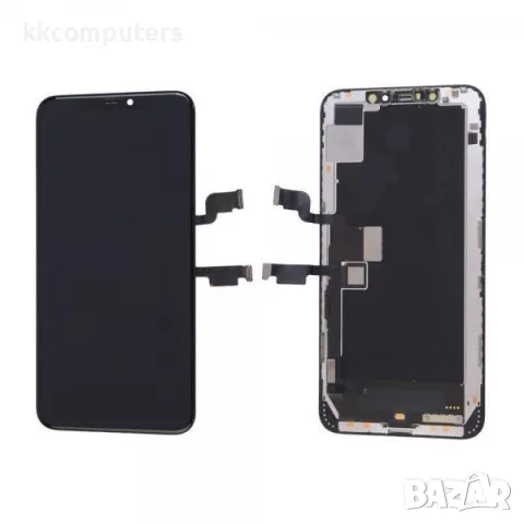 KBS INCELL Съвместим LCD Дисплей за iPhone XS Max 6.5' + Тъч скрийн / Черен / Баркод : 483798
