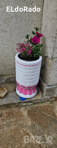 бетонна кашпа/саксия 
