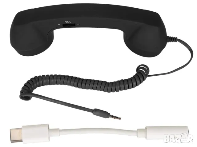 Смартфон Телефонна Слушалка за Телефон iPhone iPad Android Мобилни Телефони с 3.5" Букса Type-C USB, снимка 13 - Други - 49079773