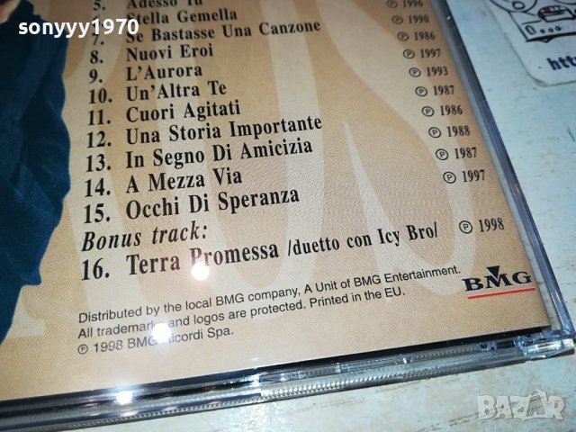 EROS RAMAZZOTTI CD 2302241008, снимка 13 - CD дискове - 44429645