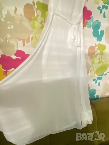 Abercrombie&Fitch нова дълга рокля шифон,М/Л размер, снимка 4 - Рокли - 30139698