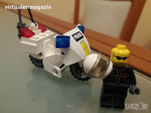 Конструктор Лего - модел LEGO Police 7235 - Полицейски мотоциклет, снимка 3 - Конструктори - 39632369