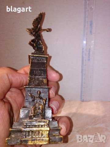 Бронз,пластика "Ангел на победите", снимка 4 - Антикварни и старинни предмети - 42822628