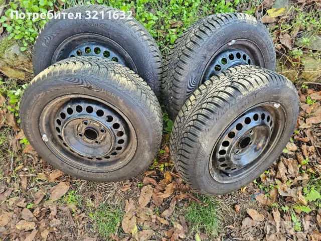 HONDA JAZZ 4бр. зимни гуми 175/65/14 марка PNEUMANT WINTER  комплект с железни джанти за HONDA JAZZ, снимка 4 - Гуми и джанти - 47681401