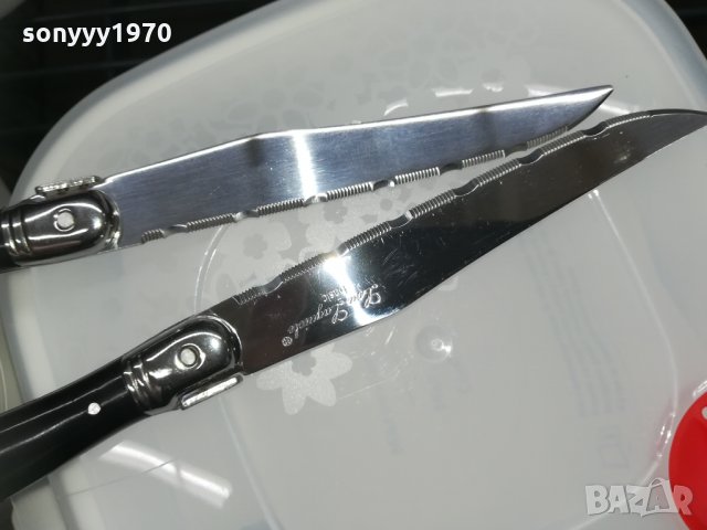 laguiole 2бр BLACK-knives france 1602210918, снимка 2 - Колекции - 31831175