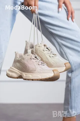 Нова колекция дамски сиви обувки❄️, снимка 3 - Маратонки - 48009312