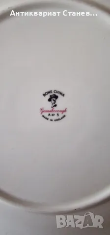 Прекрасно плато/поднос с дръжки от костен порцелан на Gainsborough ( 🏴󠁧󠁢󠁥󠁮󠁧󠁿,Англия)

, снимка 6 - Антикварни и старинни предмети - 50143340