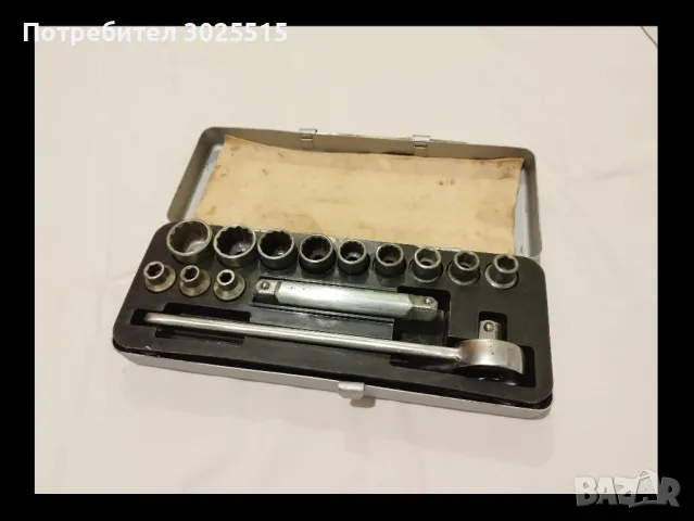 Старо Руско гедоре на 1/2", СССР, Гидория, Гедория, Кутия с инструменти 