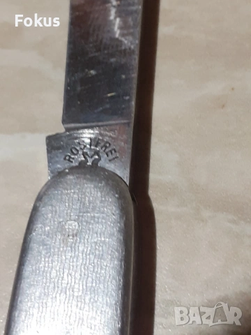 Старо джобно ножче с две остриета Robi Klaas, снимка 2 - Антикварни и старинни предмети - 53347414