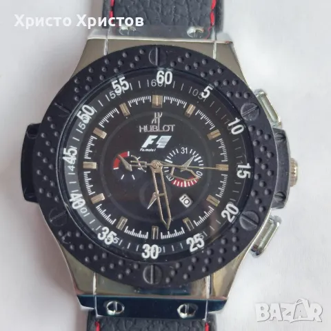 Мъжки луксозен часовник HUBLOT F 1 Black Limited Edition , снимка 3 - Мъжки - 47362123