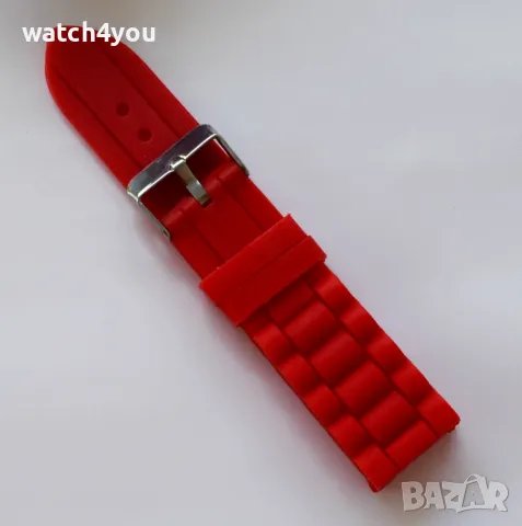 НОВА СИЛИКОНОВА КАИШКА ЗА ЧАСОВНИК.СИЛИКОНОВИ КАИШКИ ЗА CASIO Q&Q SEIKO ORIENT HUAWEI SAMSUNG GARMIN, снимка 4 - Каишки за часовници - 22067761