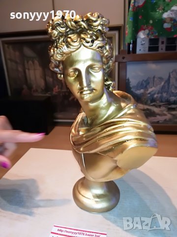 APOLLON BUST-GOLD EDITION 1406221954, снимка 10 - Антикварни и старинни предмети - 37087409