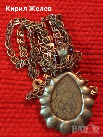 КРАСИВА СРЕБЪРНА ИКОНКА Прсв. БОГОРОДИЦА с МЛАДЕНЕЦА с ФИНА СРЕБЪРНА ВЕРИЖКА СРЕБРО 925 49830, снимка 13 - Колиета, медальони, синджири - 50136353