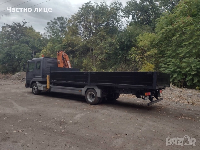 Mercedes Atego Атего 815 камион с кран 5+1 с климатик, снимка 4 - Камиони - 52344916