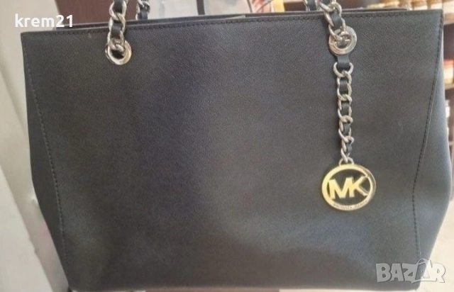 Michael Kors Saffiano Susannah tote дамска чанта, снимка 4 - Чанти - 52575504