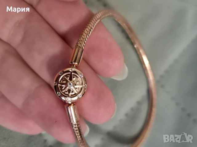 Оригинални гривни Pandora rose gold, снимка 4 - Гривни - 53891853