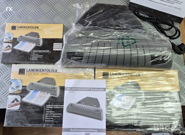 А4 Ламинатор KL300 + 3 пакета ламиниращо фолио (Комплект)