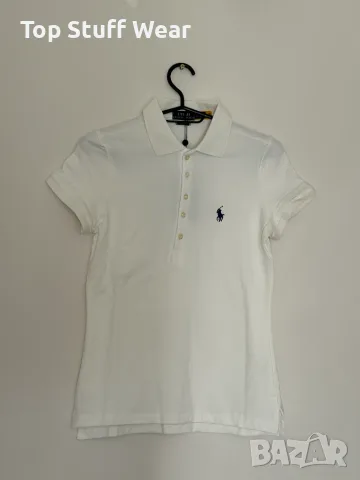 Polo Ralph Lauren бяла поло тениска