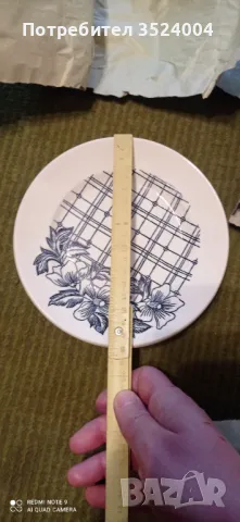 3 нови десертни ръчно рисувани чинии, снимка 4 - Чинии - 49032555