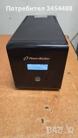 UPS PowerWalker VI 1000 LCD, Line-Interactive, 1000VA/600W, LCD дисплей. Непрекъсваемо захранване.