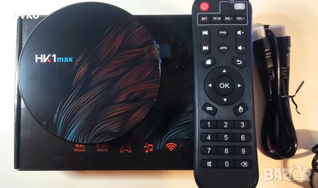 HK1 MAX ultra 4K tv box, снимка 3 - Плейъри, домашно кино, прожектори - 54209630