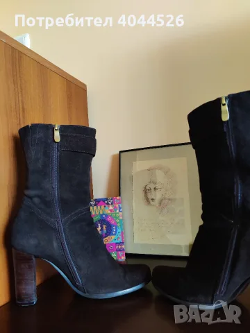 Високи боти, Hush Puppies, естествен велур