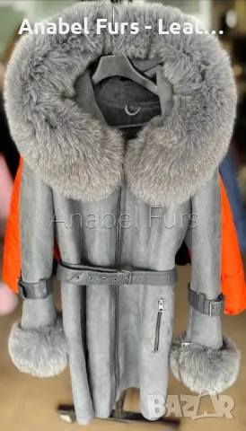 Дамски палта от естествена кожа, снимка 7 - Палта, манта - 48235634