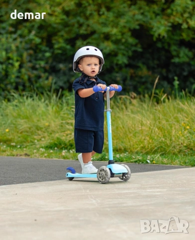 BOLDCUBE Тротинетка с 3 колела за деца 2-6 години с LED мигащи колела, снимка 9 - Детски велосипеди, триколки и коли - 54037702
