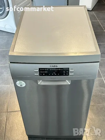  Съдомиялна AEG ProClean F77420MOP (Инокс, 45 см) – С 6 месеца гаранция!, снимка 2 - Съдомиялни - 56198542