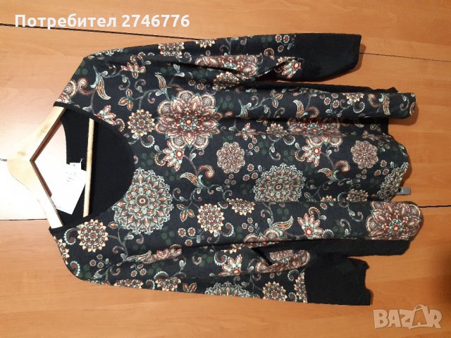 НОВО!Размер 56-3xl и 58-4xl Прекрасна блузка с пъстри фигури,бг произв., снимка 5 - Блузи с дълъг ръкав и пуловери - 35429061