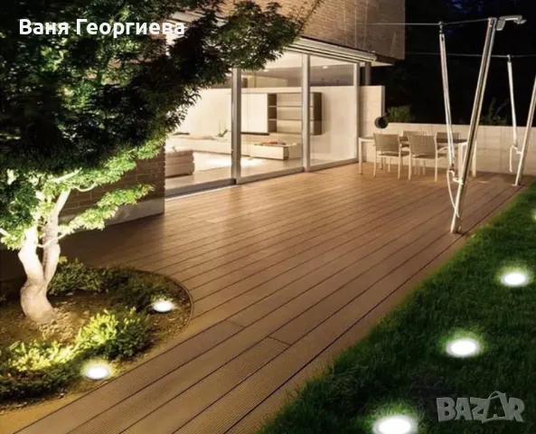 Соларна Градинска Лампа от Неръждаема Стомана 10 Lumens, снимка 2 - Градинска техника - 49377318