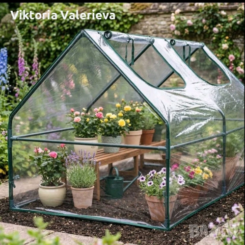 Компактна градинска оранжерия - стабилен микроклимат за вашите растения