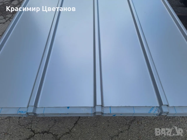 Преоценена ЛТ ламарина TR20x280-1120 Ral9006 с дължина 2.5м, снимка 2 - Строителни материали - 51226079