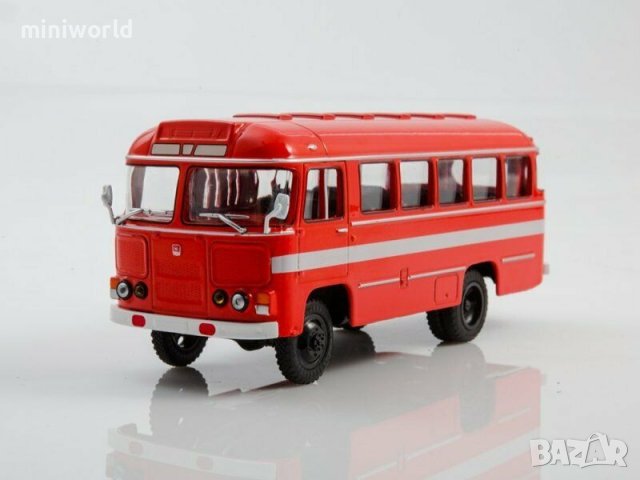 ПАЗ 3201С градски автобус 1975 - мащаб 1:43 на Наши Автобуси моделът е нов в блистер