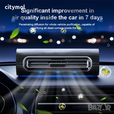 Соларен Пречиствател за Автомобил – Чист въздух и стилен дизайн в едно!, снимка 7 - Аксесоари и консумативи - 50984192